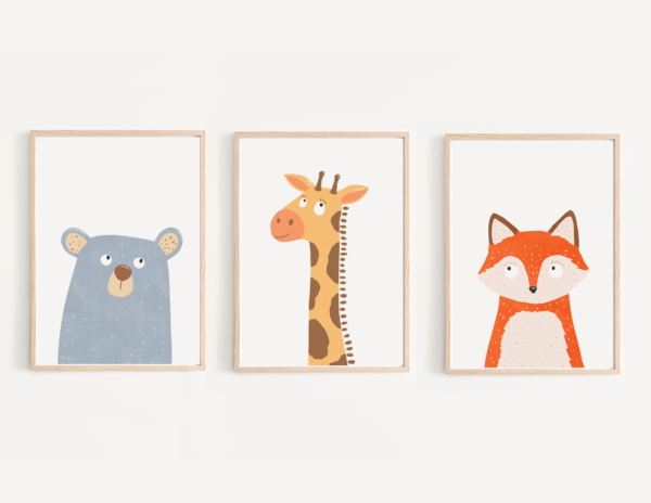 Poster Decorativo de Animais
