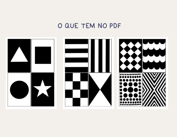 Cartões Montessori para Bebês - Imagem 2