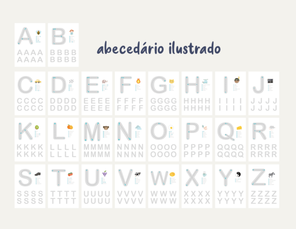 Traçando Números e Letras e Linhas Pacote de atividade - Imagem 3