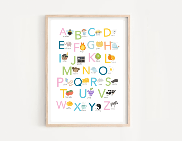 Poster Abecedário