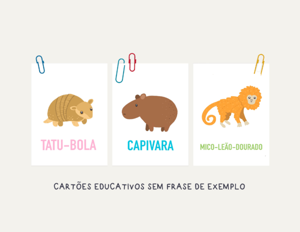 Animais Brasileiros Pacote de atividades - Imagem 4