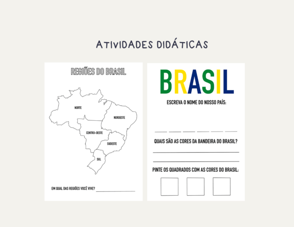 Independência do Brasil e Dia da Bandeira Pacote de atividades - Imagem 2