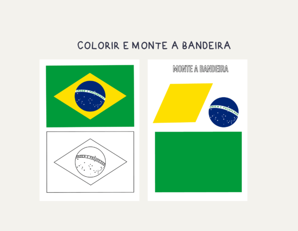 Independência do Brasil e Dia da Bandeira Pacote de atividades - Imagem 3