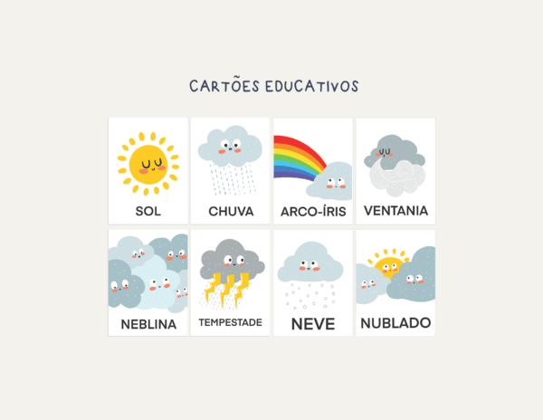 Como Está o Clima? Pacote de atividades - Imagem 3