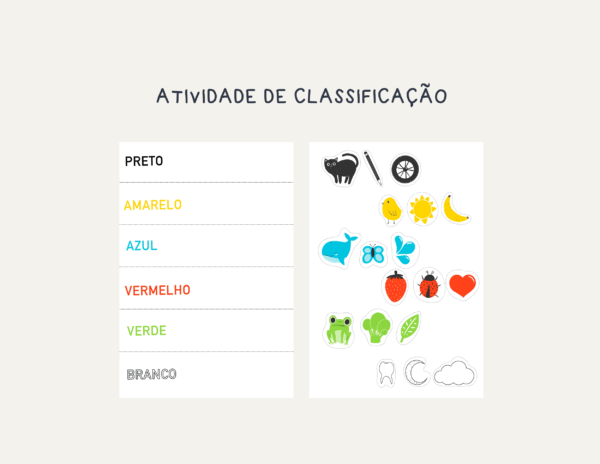 Cores para Iniciantes Pacote de atividades - Imagem 3