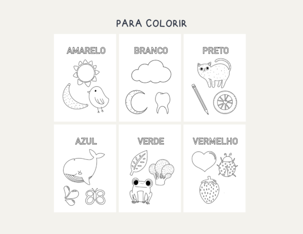 Cores para Iniciantes Pacote de atividades - Imagem 4