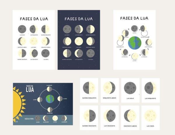Pacote de atividades Fases da Lua