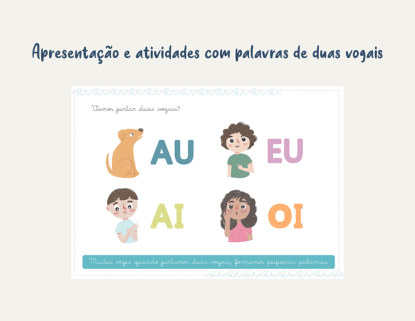 Vogais Aprendendo a Ler e Escrever - Imagem 7