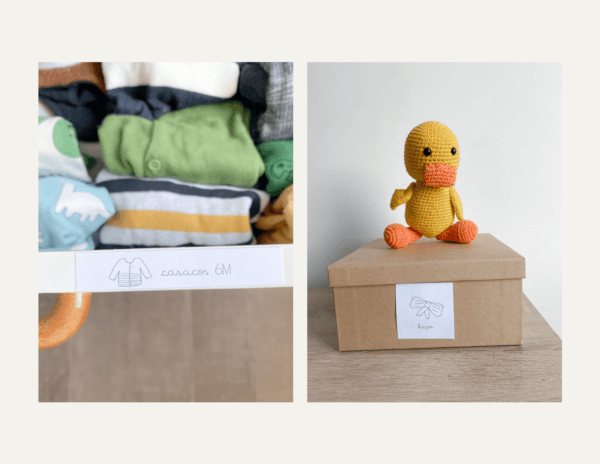 Etiquetas para Organizar Quarto de Bebê Dra. Bagunça - Imagem 5