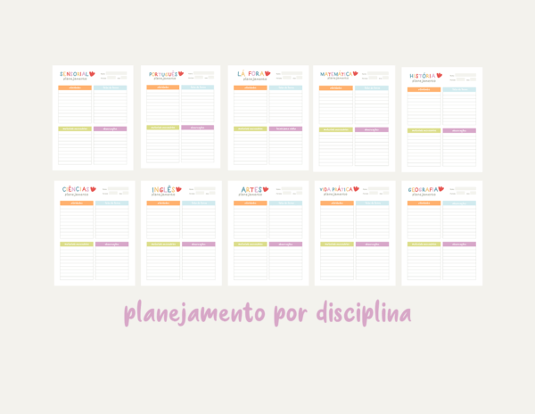 Planner escolar - Imagem 3