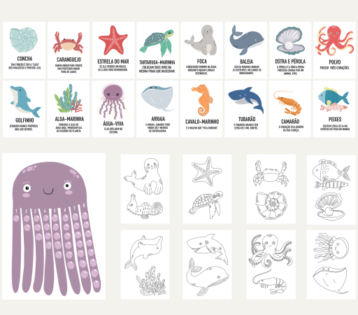 Vida dos animais marinhos